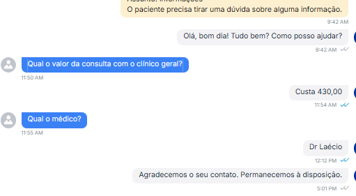 Atendente humano demorando uma tarde para responder